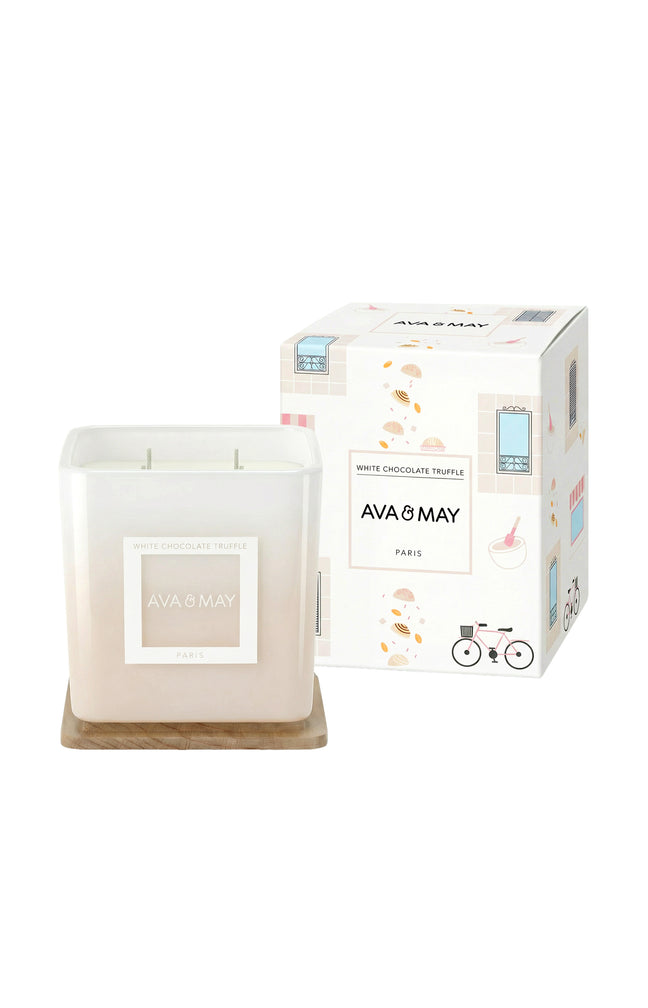 Maxi bougie parfumée - Truffe au Chocolat Blanc - 450 g