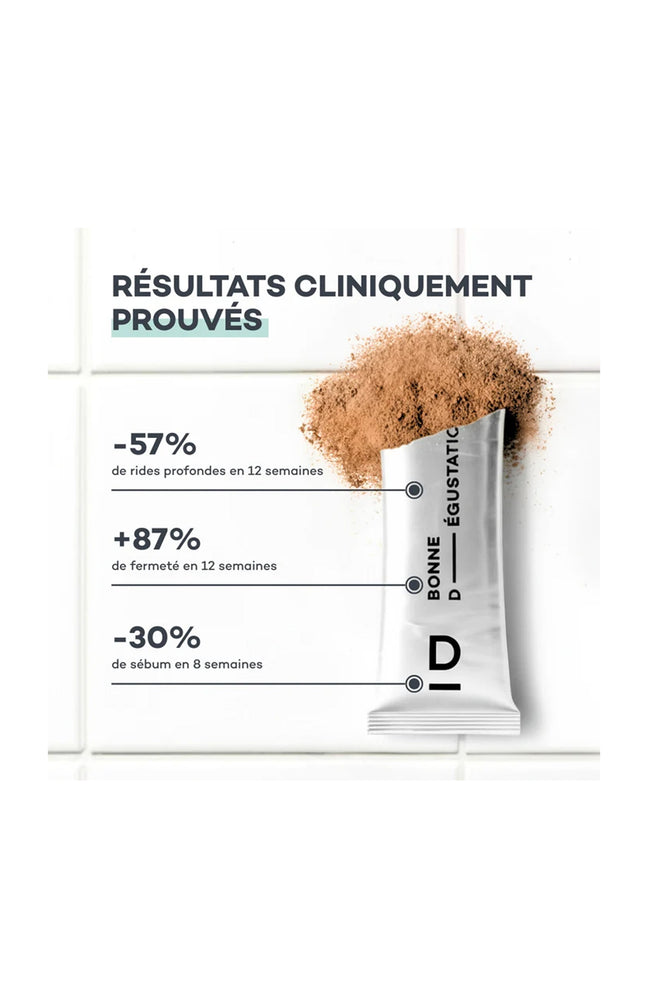 Coffret stick & mug - Collagène & acide hyaluronique - Choco-noisette - 14 jours