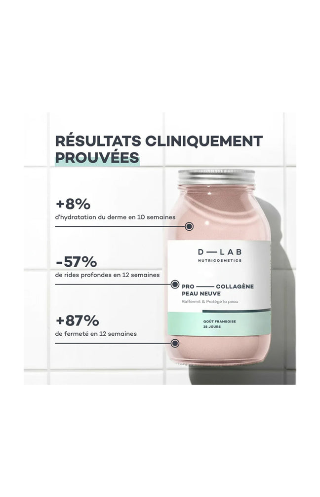 Poudre beauté - Collagène - Framboise - 1 mois
