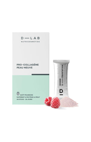 Sticks à boire anti-âge - Collagène - Framboise - 1 mois