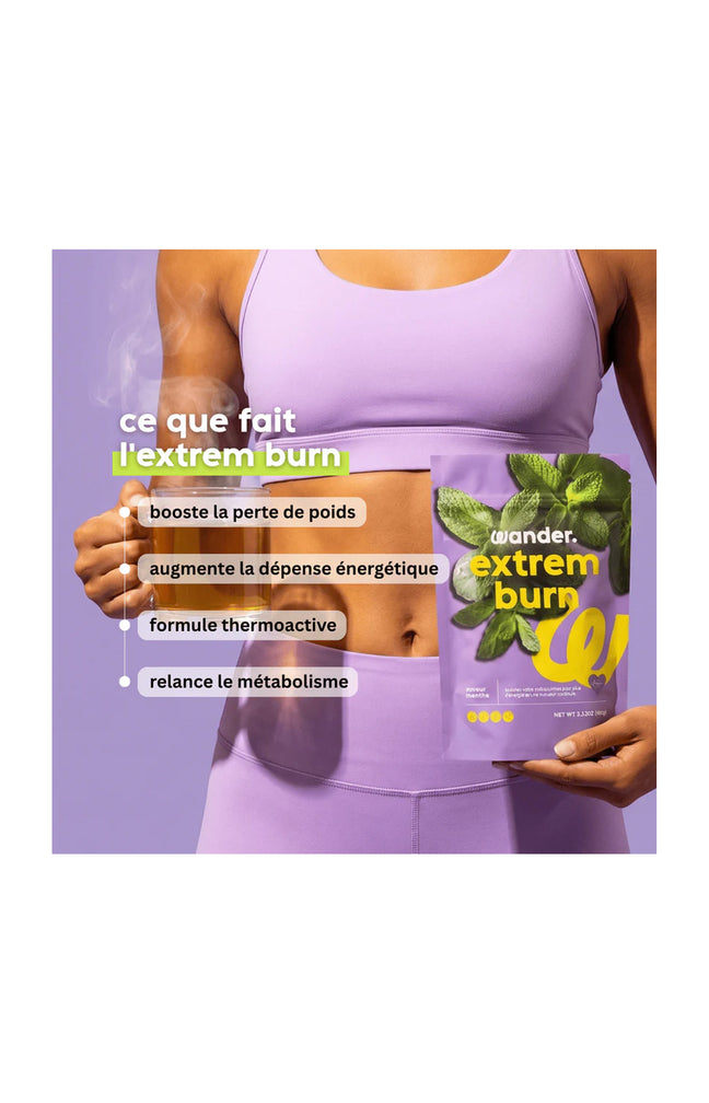 Cure brûle-graisse naturelle - Extrem Burn - Menthe - 100g