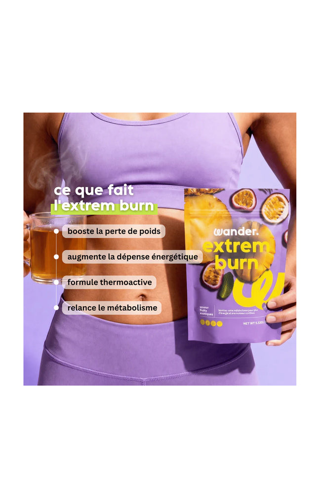 Cure brûle-graisse naturelle - Extrem Burn - Fruits exotiques - 100 g