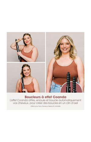 Styler & sèche-cheveux 3-en-1 - FlexStyle - Noir