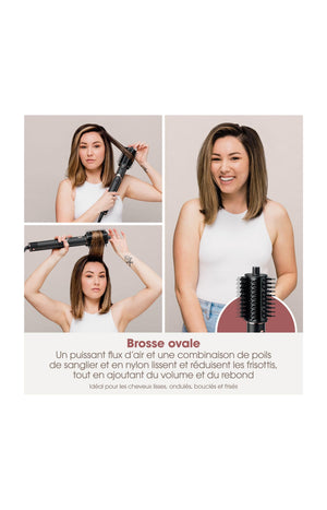 Styler & sèche-cheveux 3-en-1 - FlexStyle - Noir