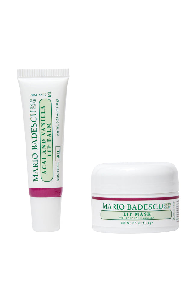 Coffret Soin Lèvres - Lip Care Duo Acai & Vanille