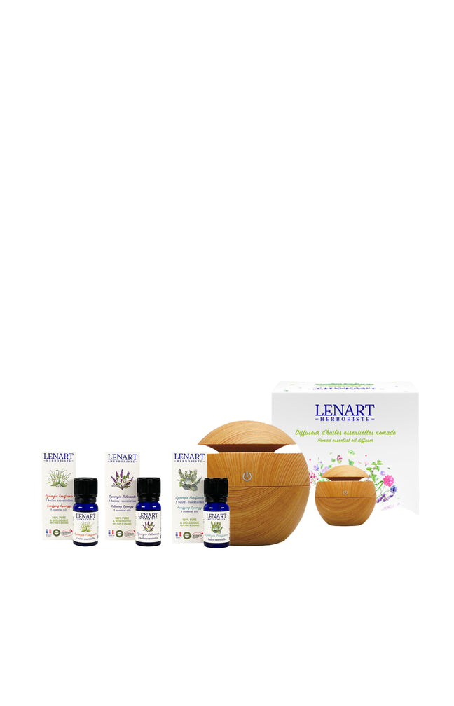 Lot - Diffuseur & synergies d’huiles Essentielles bio