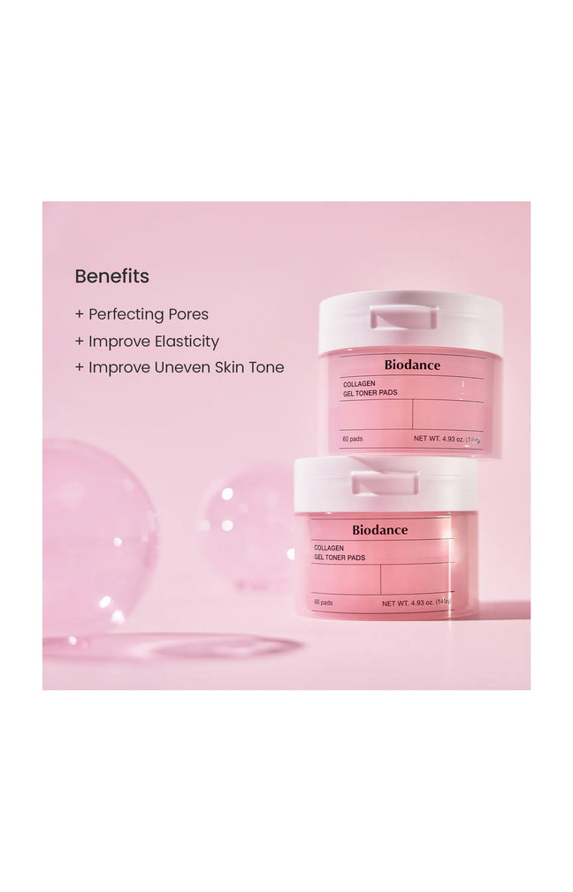 Pads tonifiants - Collagène - 60 unités