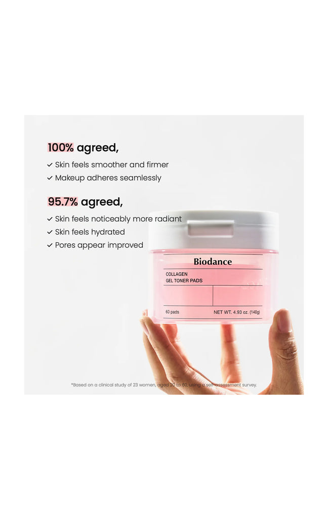 Pads tonifiants - Collagène - 60 unités