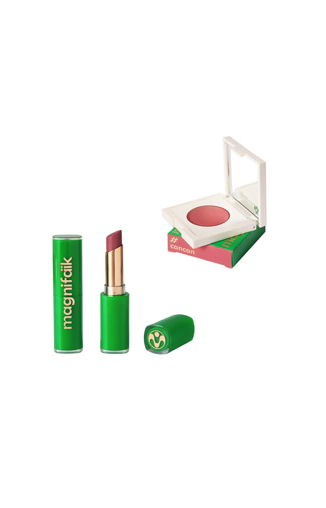 Duo rouge à lèvres & blush - Raisin & Cancan