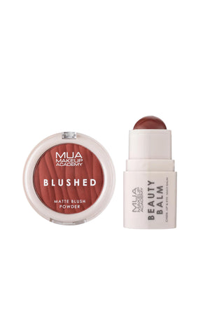 Duo blush & stick multi-usage - Rouge noir - 2 unités