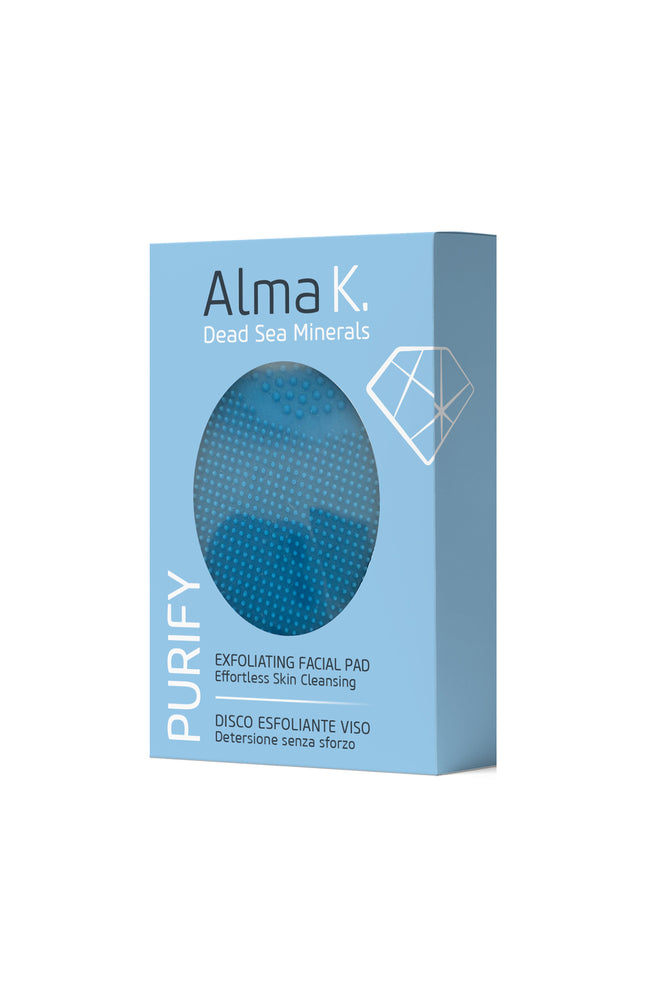 Disque exfoliant - Visage - Bleu