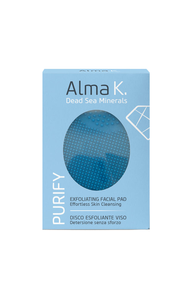 Disque exfoliant - Visage - Bleu