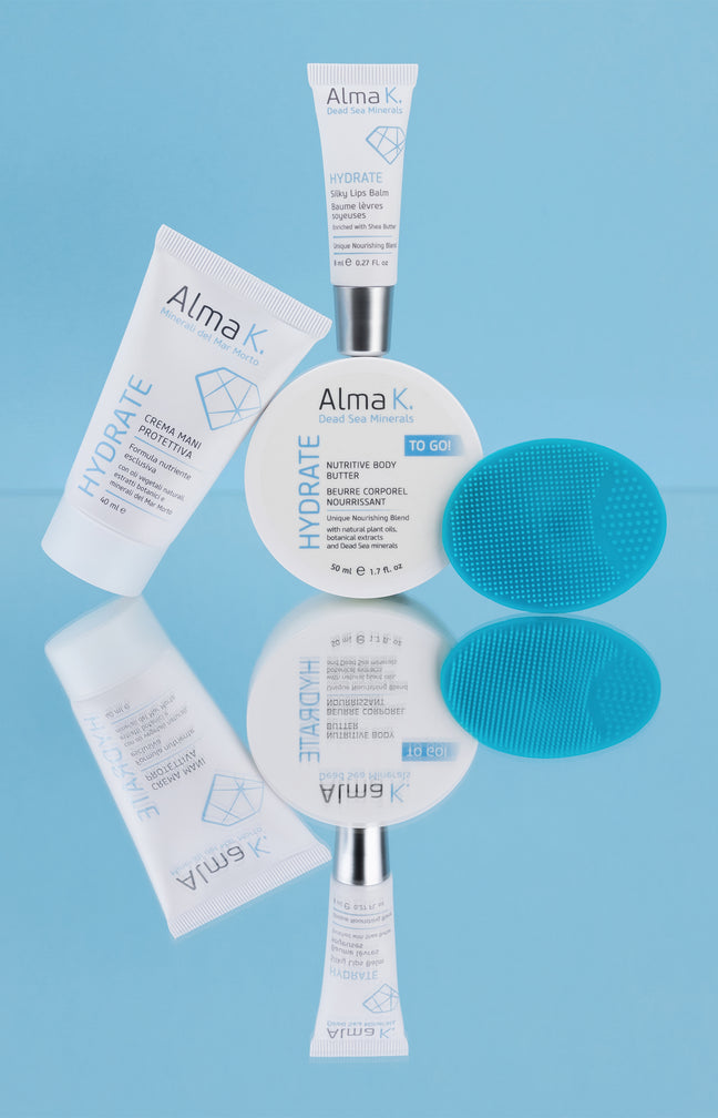 Disque exfoliant - Visage - Bleu