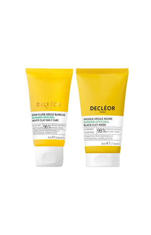 Soin hydratant & masque purifiant - Argile & Romarin - 2 x 50 ml