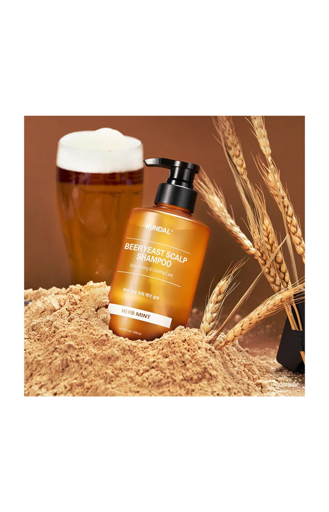 Shampoing cuir chevelu à la levure de bière - Menthe herbale - 500ml