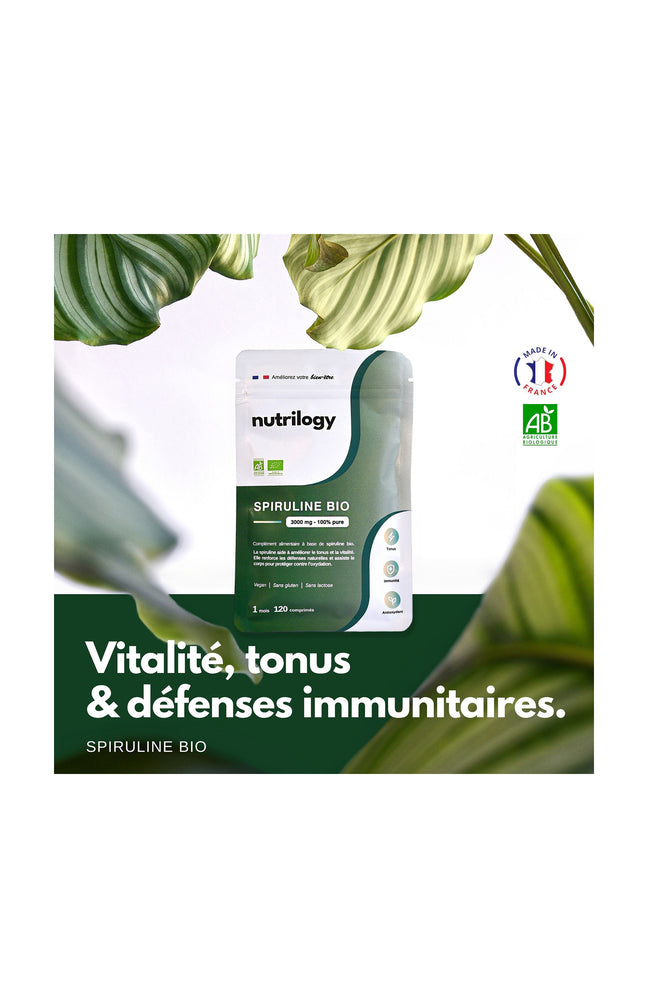 Cure forme & immunité - Spiruline bio - 1 mois