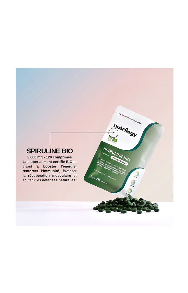Cure forme & immunité - Spiruline bio - 3 mois