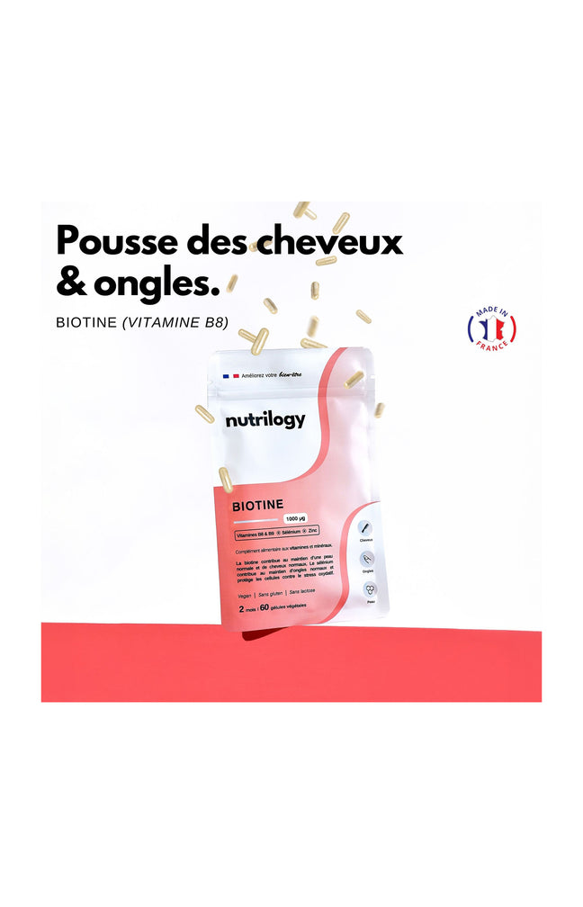 Cure cheveux & ongles - Biotine - 2 mois