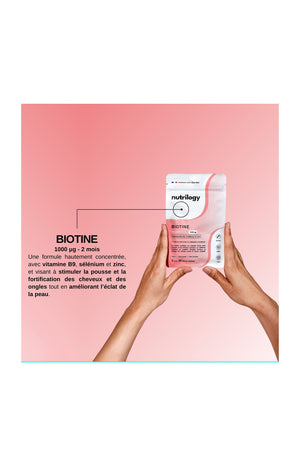 Cure cheveux & ongles - Biotine - 2 mois