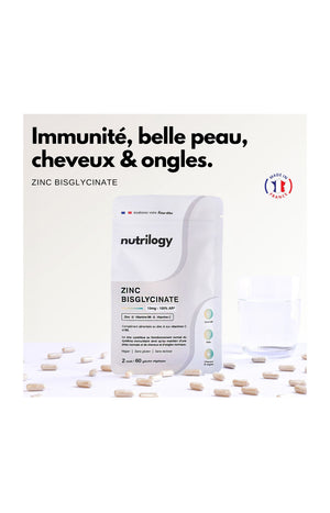 Cure beauté et bien-être - Zinc bisglycinate - 6 mois