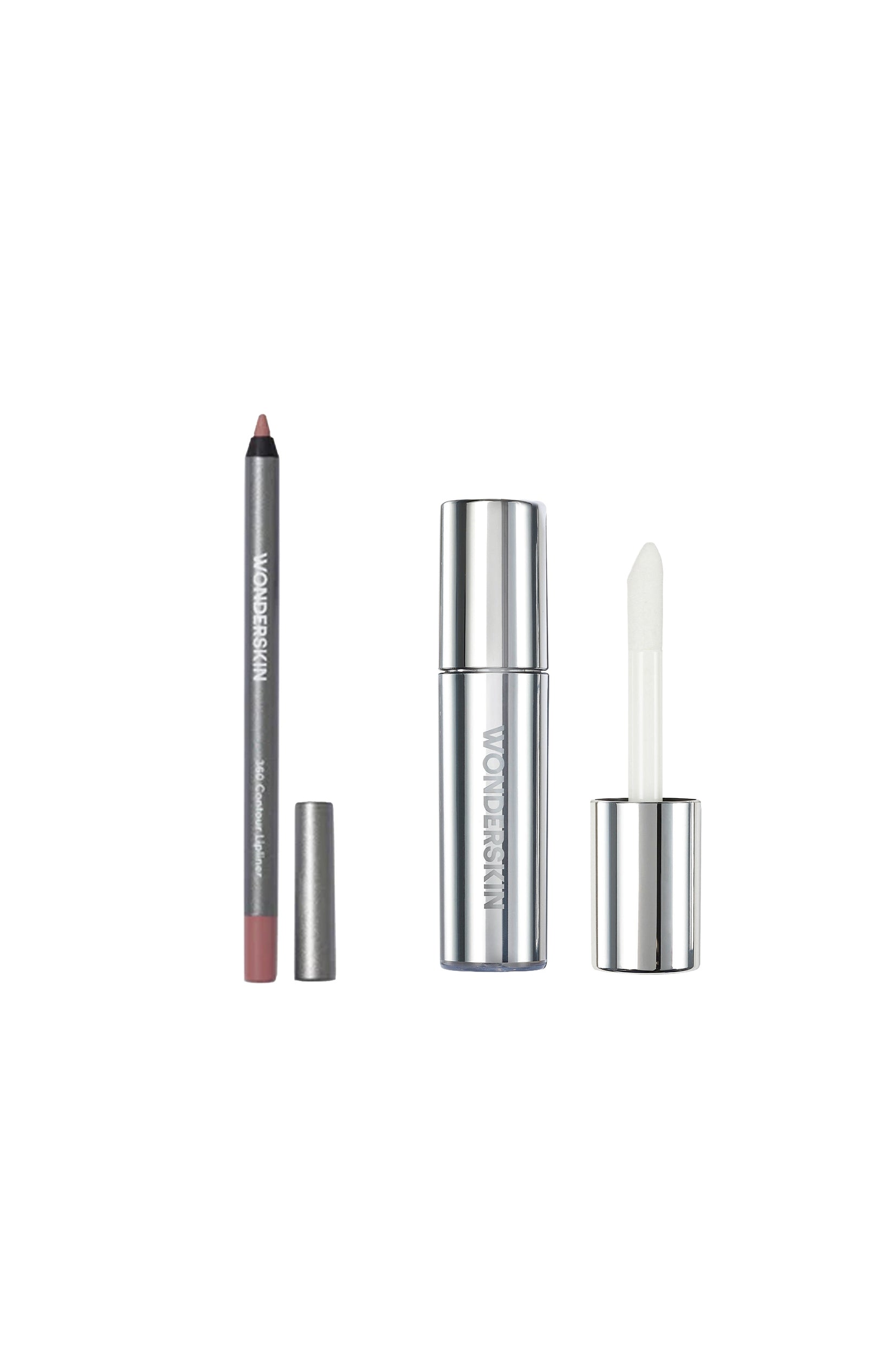 Duo huile à lèvre & lip liner - Transparent & Blush