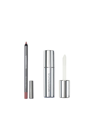 Duo huile à lèvre & lip liner - Transparent & Blush