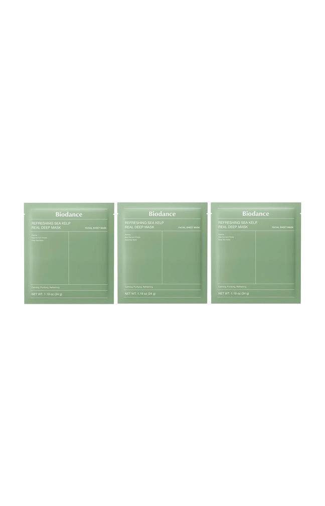 3 masques apaisants & purifiants - Collagène marin