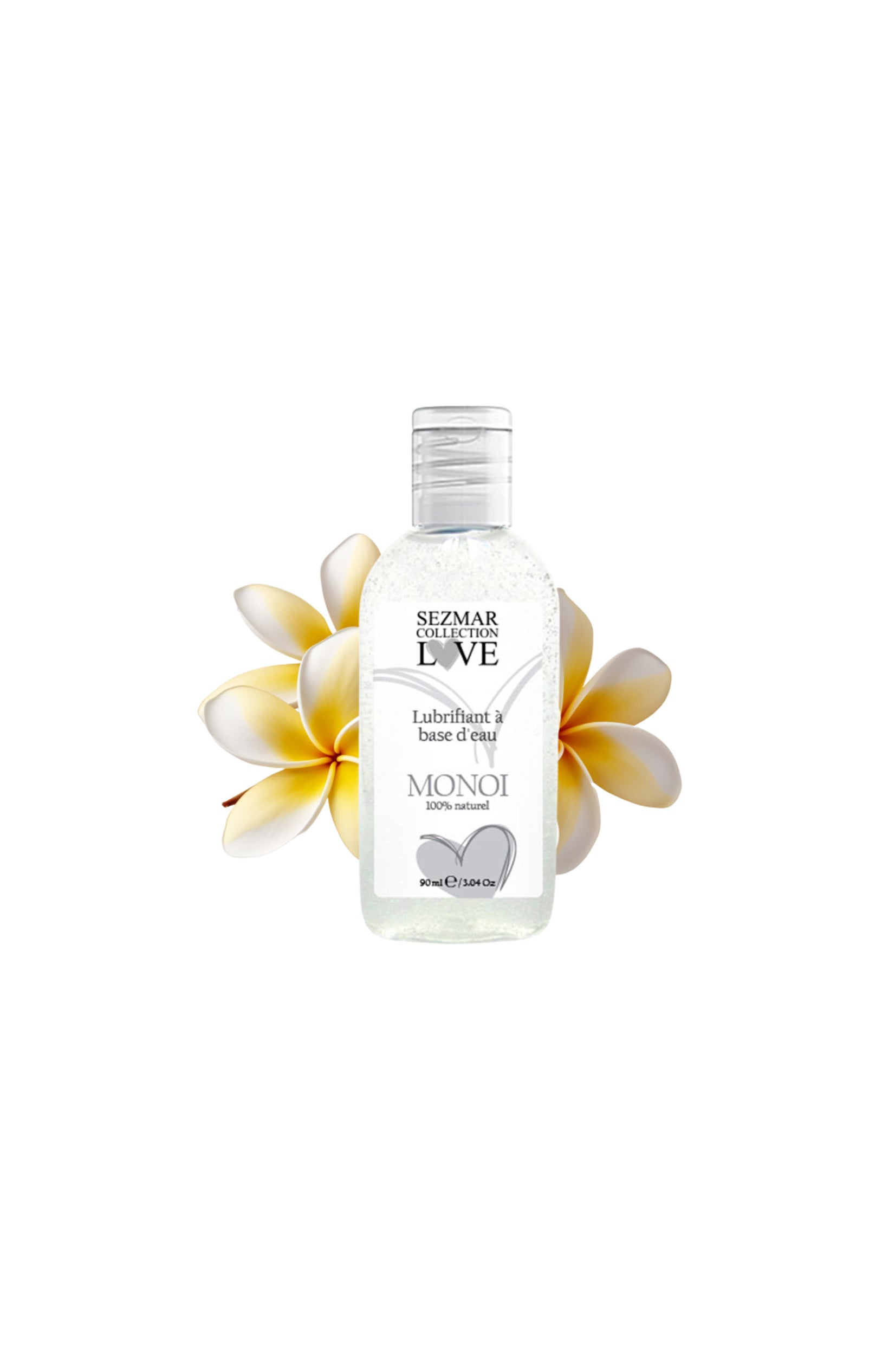 Lubrifiant à base d'eau 100% naturel Monoï - 90 ml