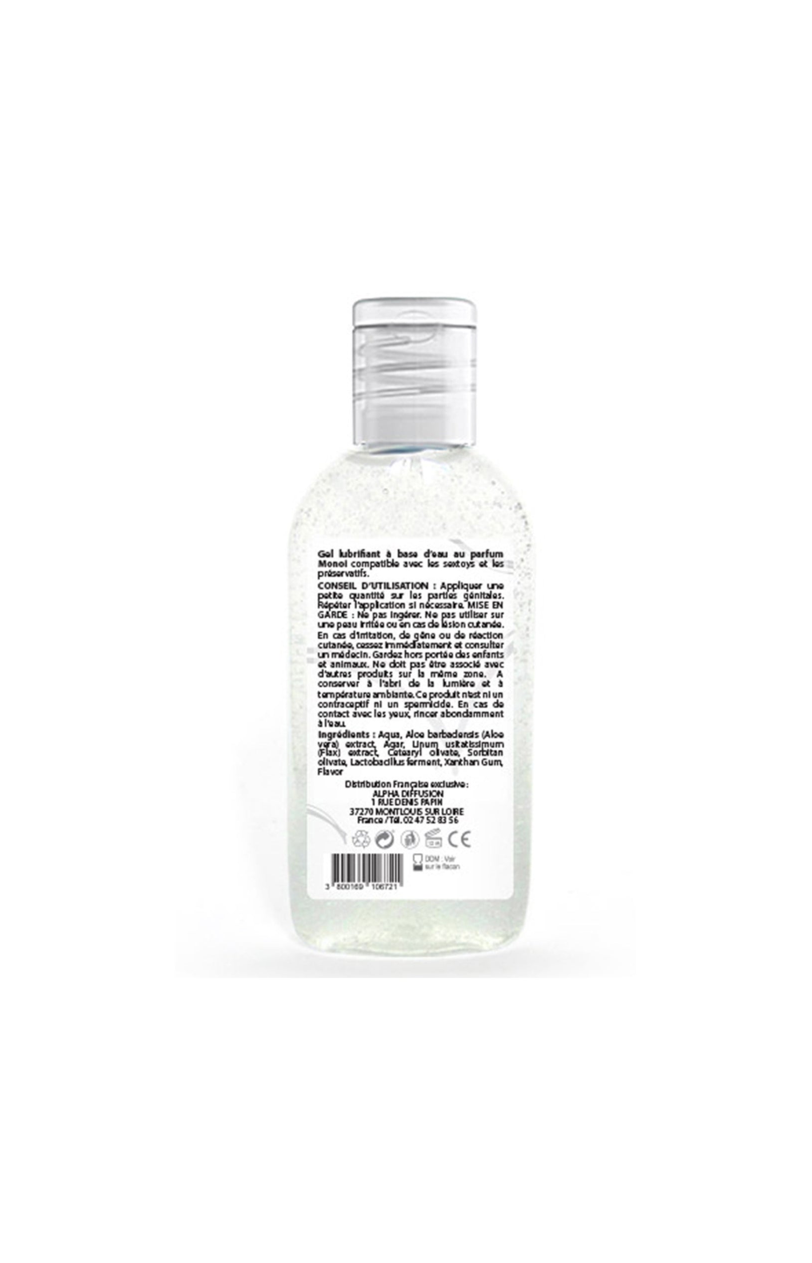 Lubrifiant à base d'eau 100% naturel Monoï - 90 ml