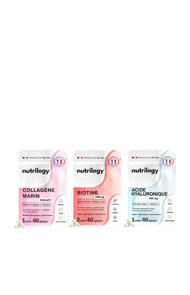 Pack beauté parfaite - Biotine, collagène & acide hyaluronique