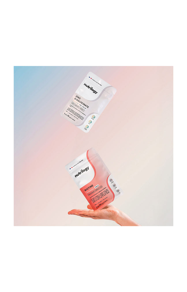 Pack cheveux & ongles - Biotine & zinc - 2 mois