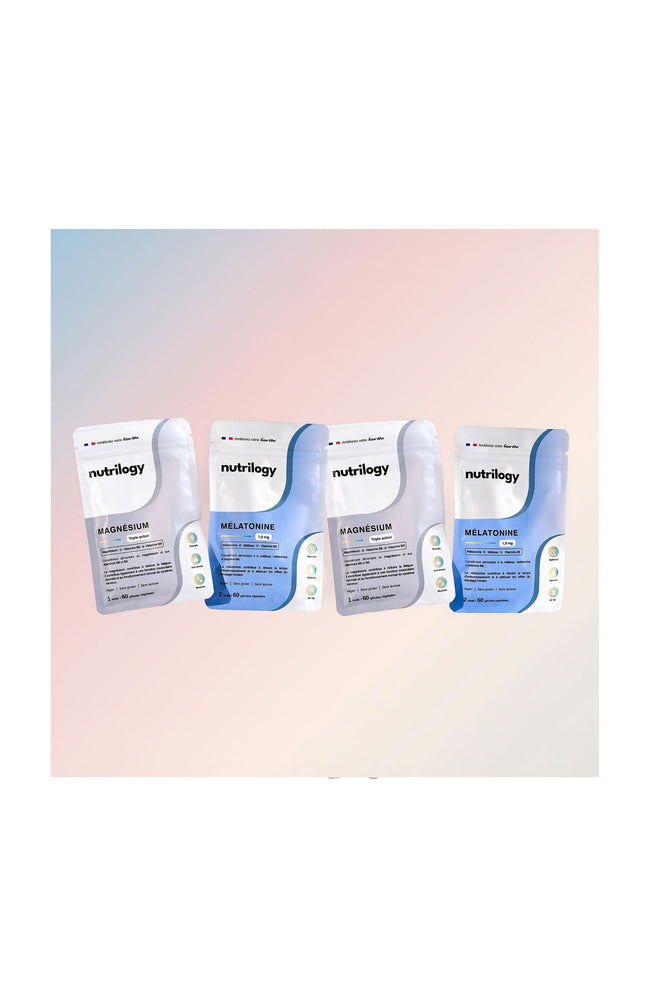 Pack relaxation - Mélatonine & magnésium marin
