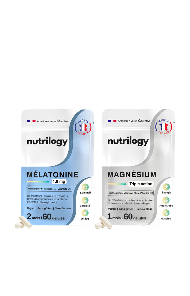 Pack relaxation - Mélatonine & magnésium marin