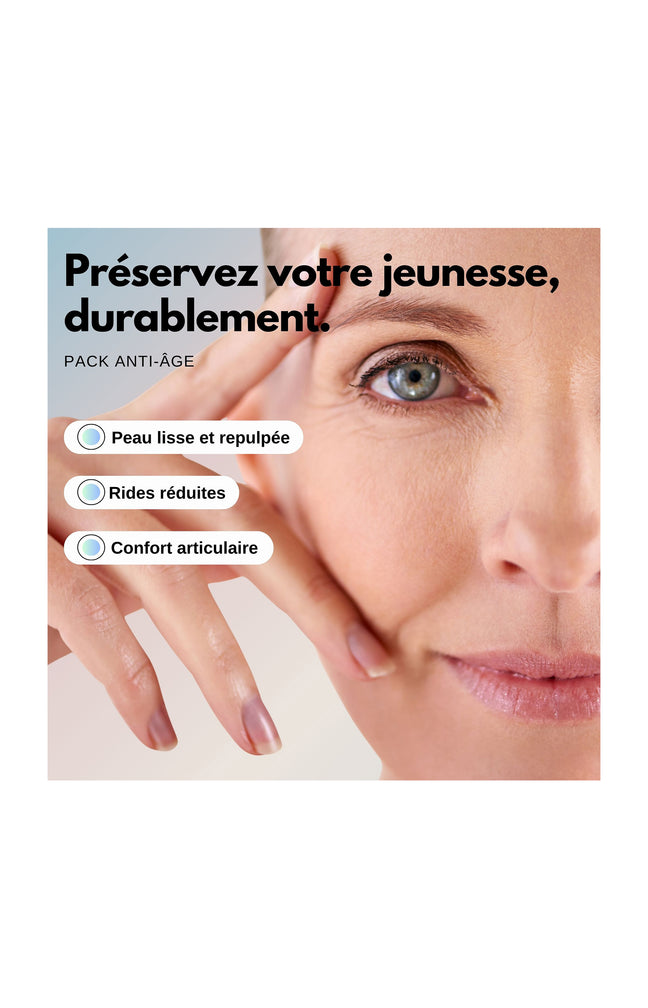 Cure anti-âge - Collagène marin & acide hyaluronique - 1 mois