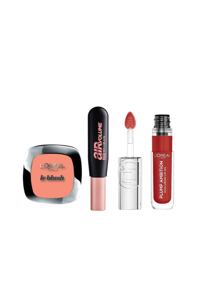Trio les essentiels - Blush, gloss & mascara