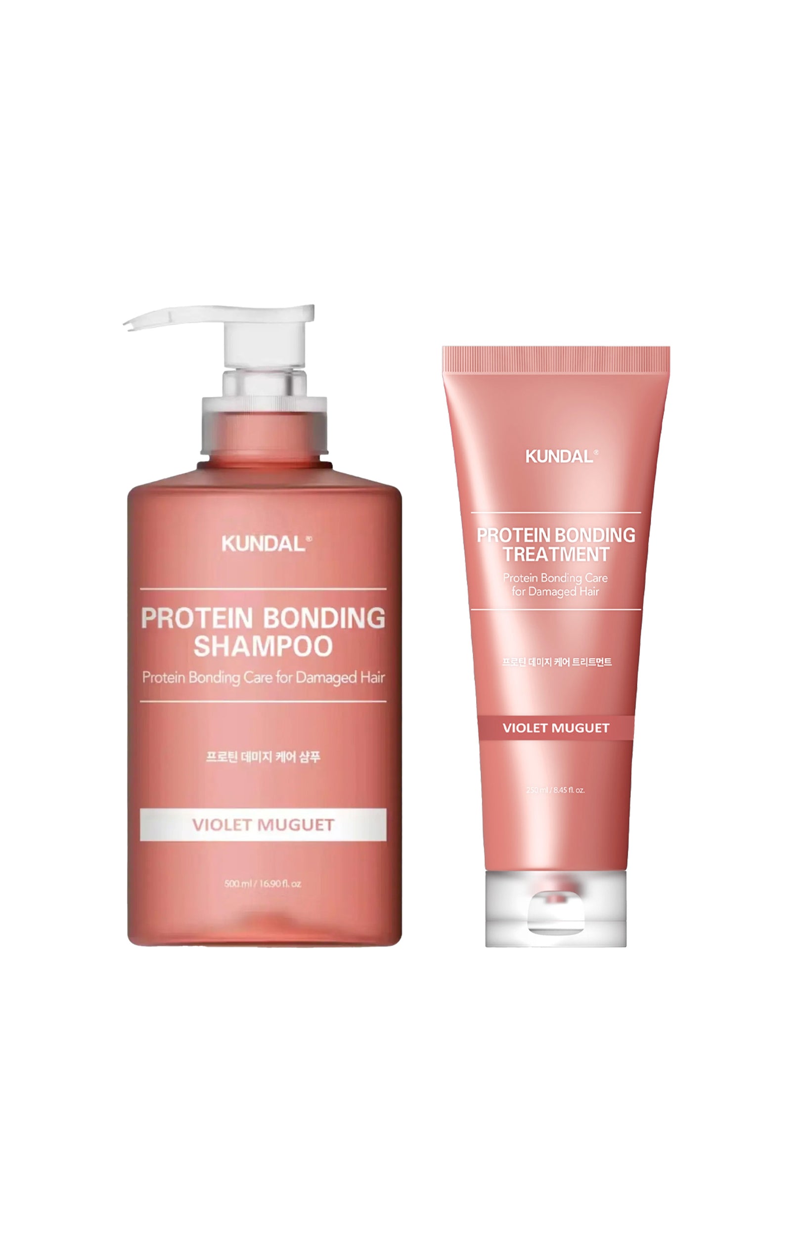 Duo shampoing & masque Kundal - Liaisons protéiques - 2 x 500 ml