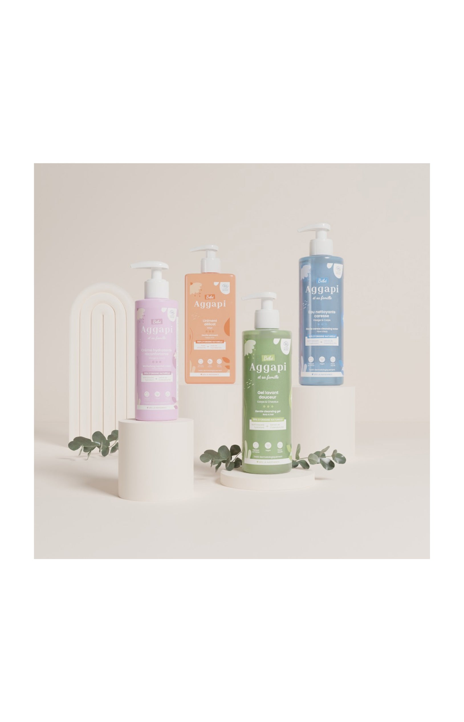 Routine délicate  - Visage & corps - Bébé - 4 produits