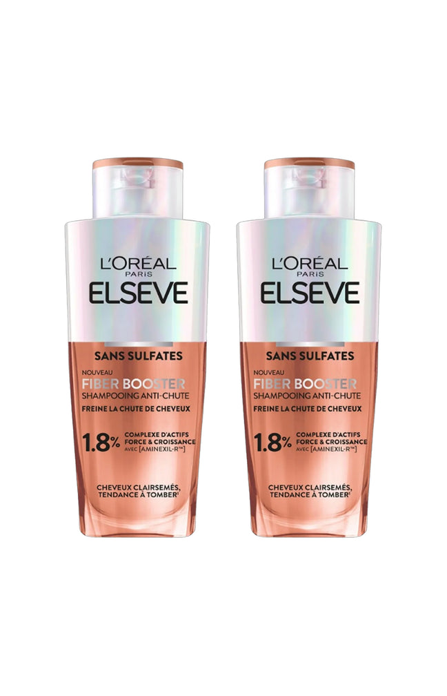 2 shampoings sans sulfate - Fiber Booster - 200 ml