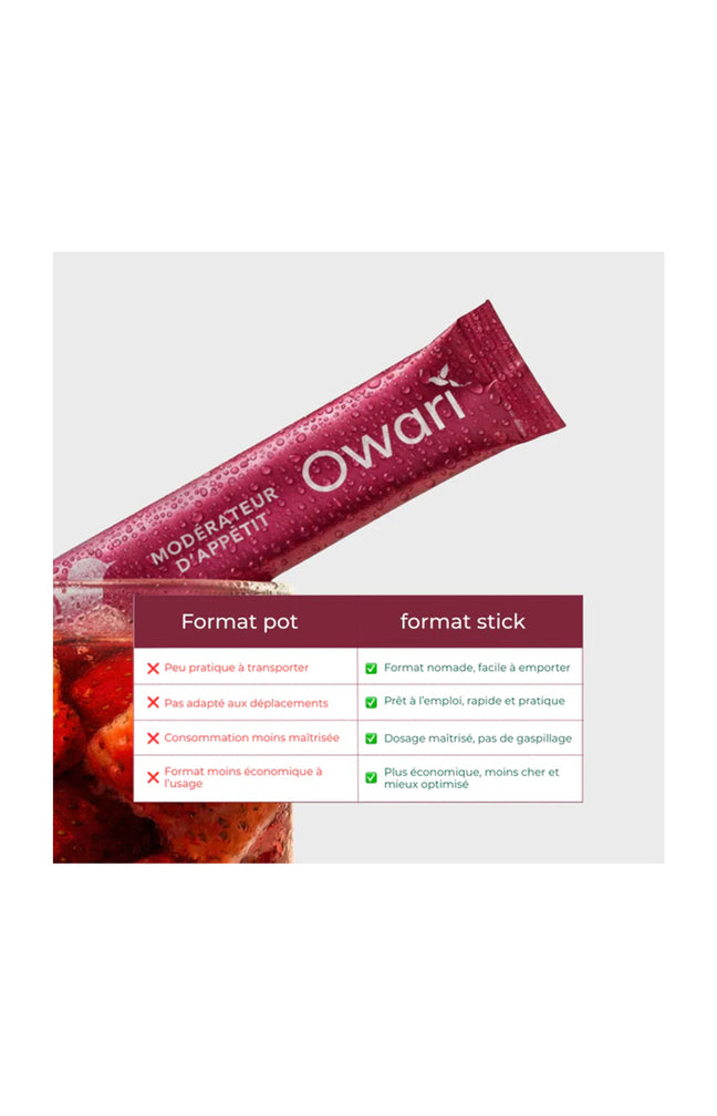 Sticks coupe faim - Fruits rouges - 1 mois