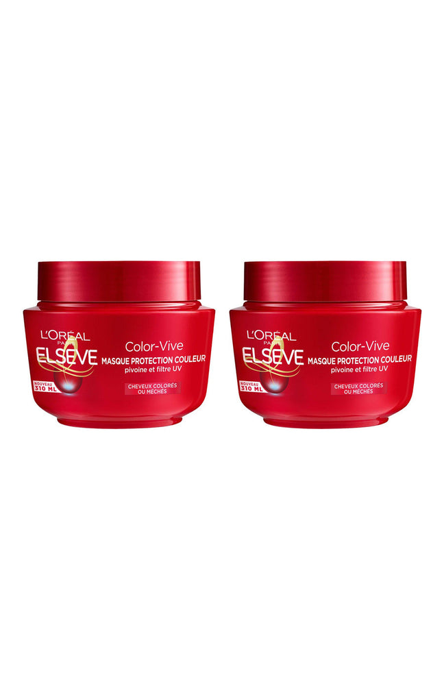 2 masques protecteurs de couleur - Color Vive - Cheveux colorés - 310 ml