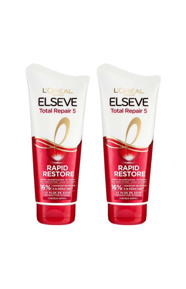 2 après-shampoings - Rapid Restore - Cheveux abimés - 180 ml