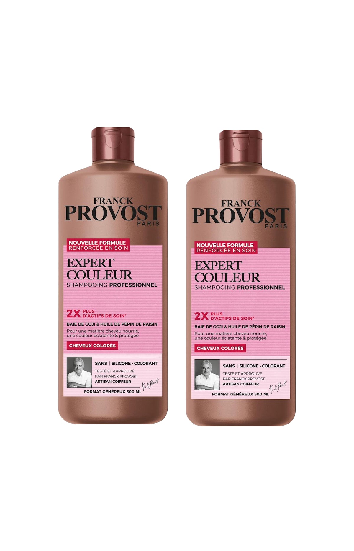 2 shampoings expert protecteur - Cheveux colorés - 500 ml
