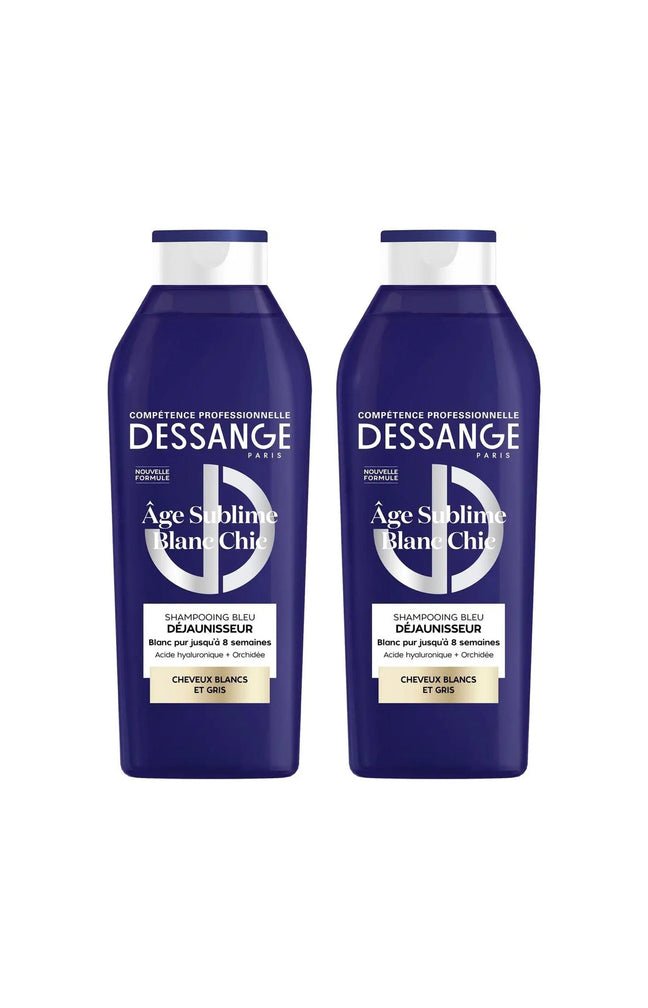 2 shampoings Déjaunisseur pour Cheveux blancs - 280 ml