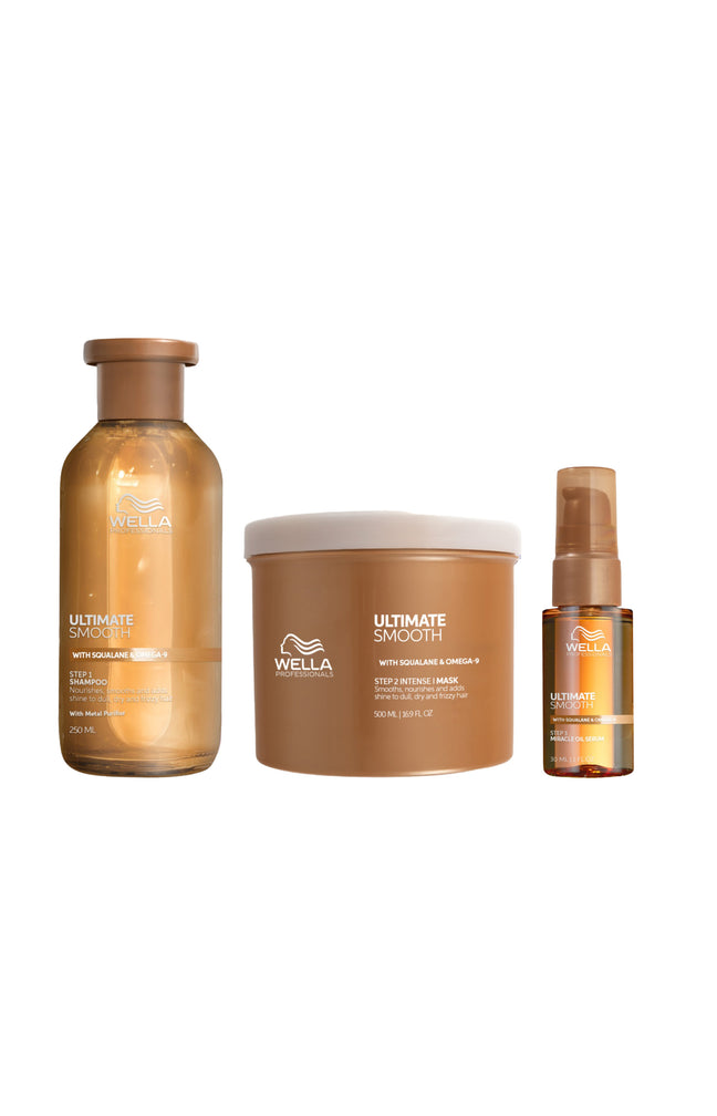 Trio shampoing, masque & huile - Ultimate Smooth