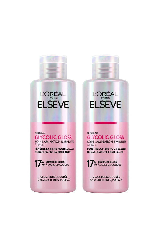 2 soins lamination - Acide glycolique - Cheveux ternes & poreux - 200 ml