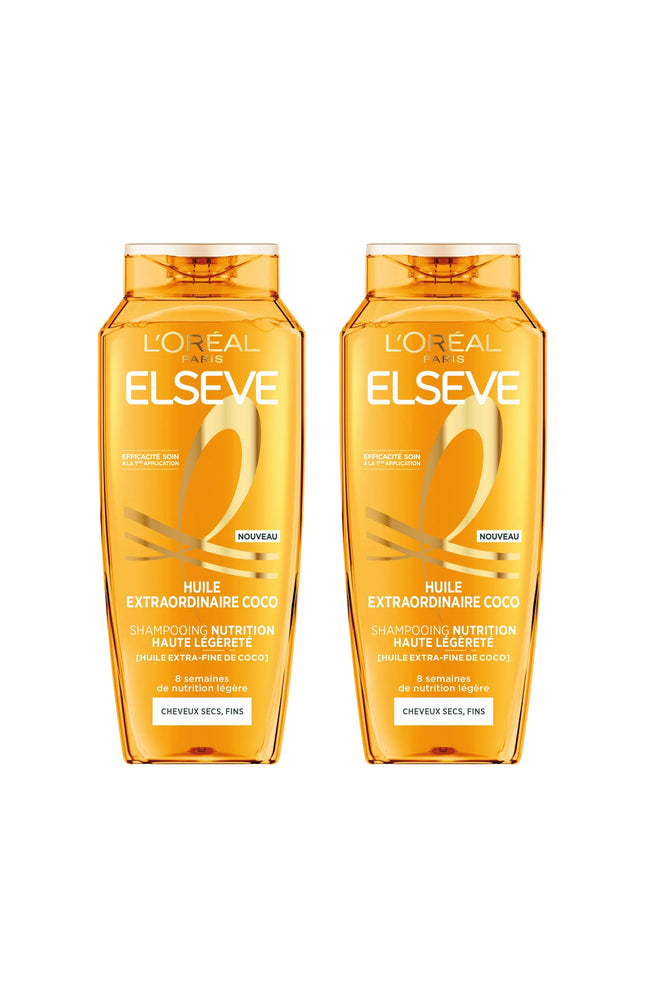 2 shampoings - Huile Extraordinaire Coco - 250 ml