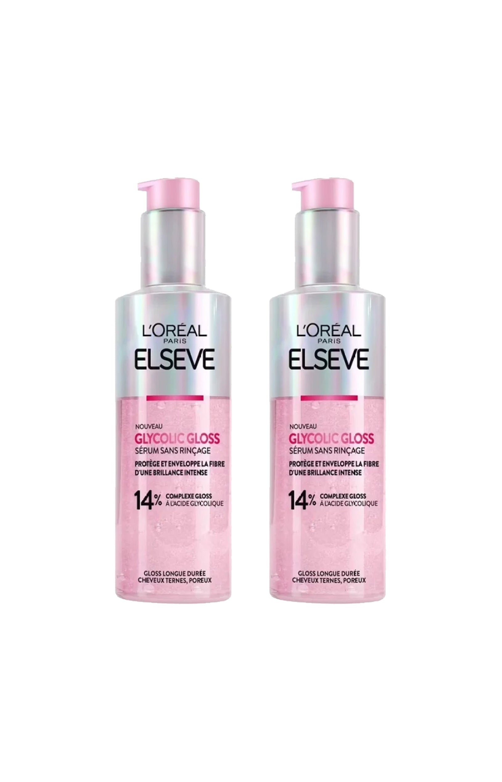 2 sérums sans rinçage - Acide glycolique - 150 ml