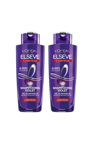2 shampoings déjaunisseur - Cheveux blonds, blancs ou méchés - 200 ml