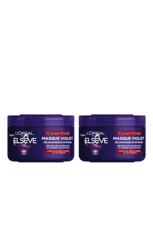 2 masques violet - Color Vive - Déjaunisseur Intense - 250 ml