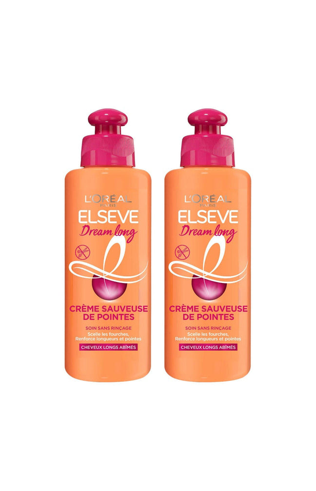 2 crèmes sauveuse de pointes - Ricin & vitamines - Cheveux longs & abîmés - 200 ml